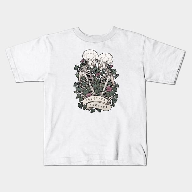 Together Forever Kids T-Shirt by tiina menzel